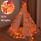 15ft Maple Leaf String Lights - Warm Lighting