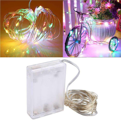 Fairy String Lights – 50 LED 5m Waterproof Battery Operated