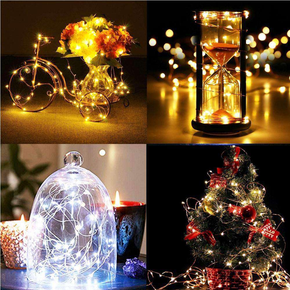 Fairy String Lights – 50 LED 5m Waterproof Battery Operated