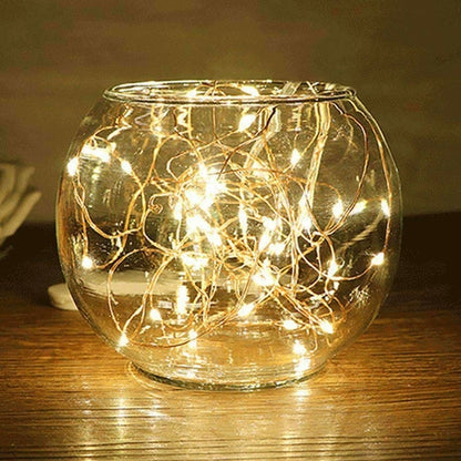 Fairy String Lights – 50 LED 5m Waterproof Battery Operated