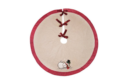 Jack Frost Snowman Tree Skirt – 56-Inch Round