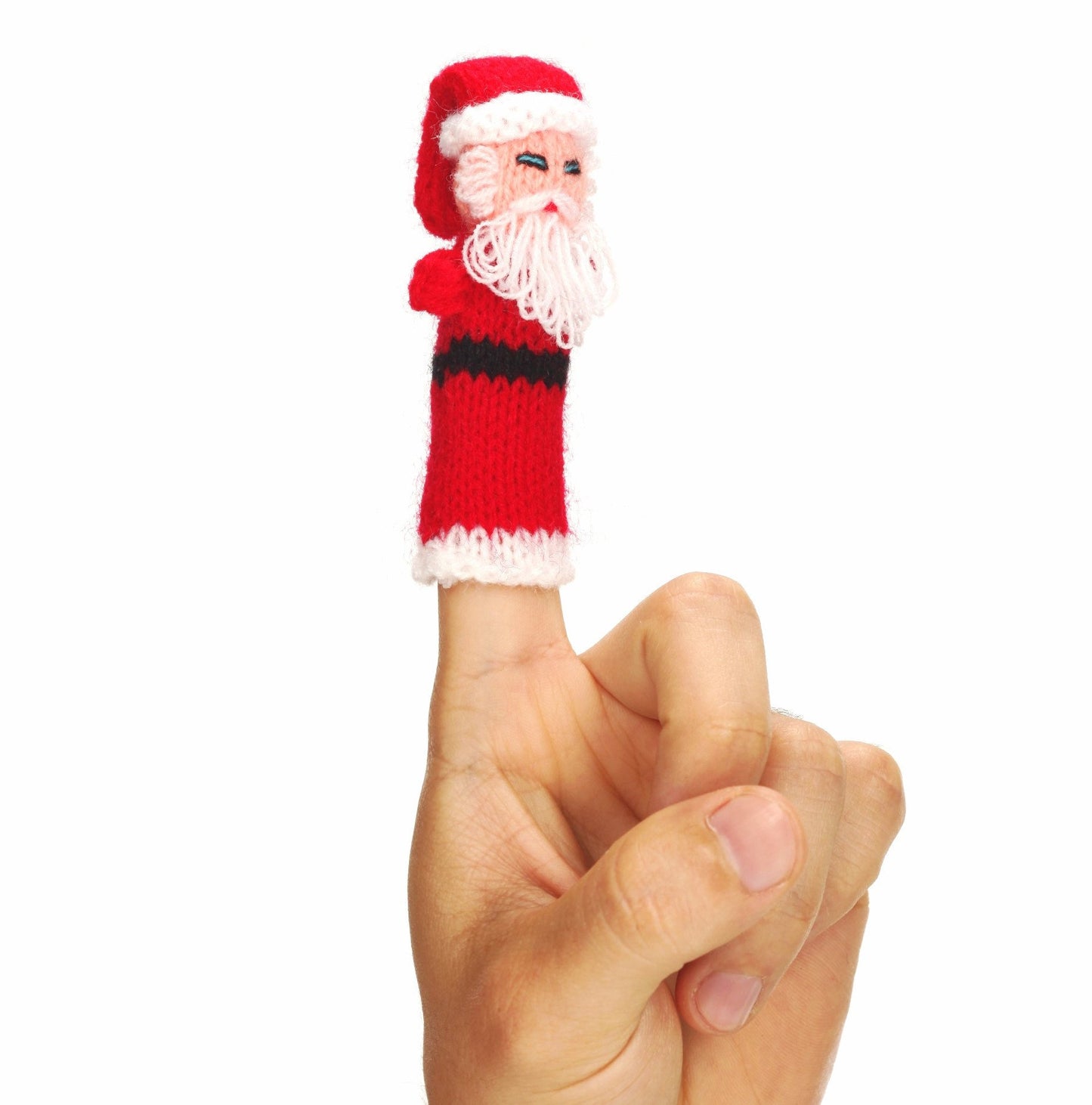 Santa Finger Puppet – Handmade Eco-Friendly Christmas Toy