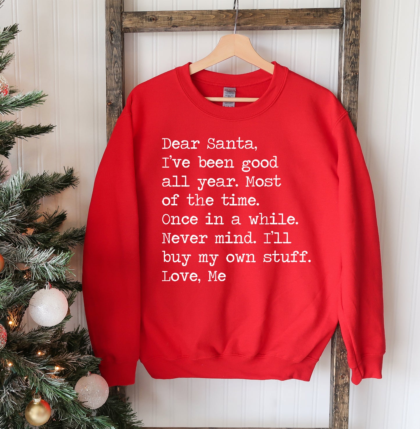 Dear Santa Christmas Sweatshirt – Unisex Crew Neck