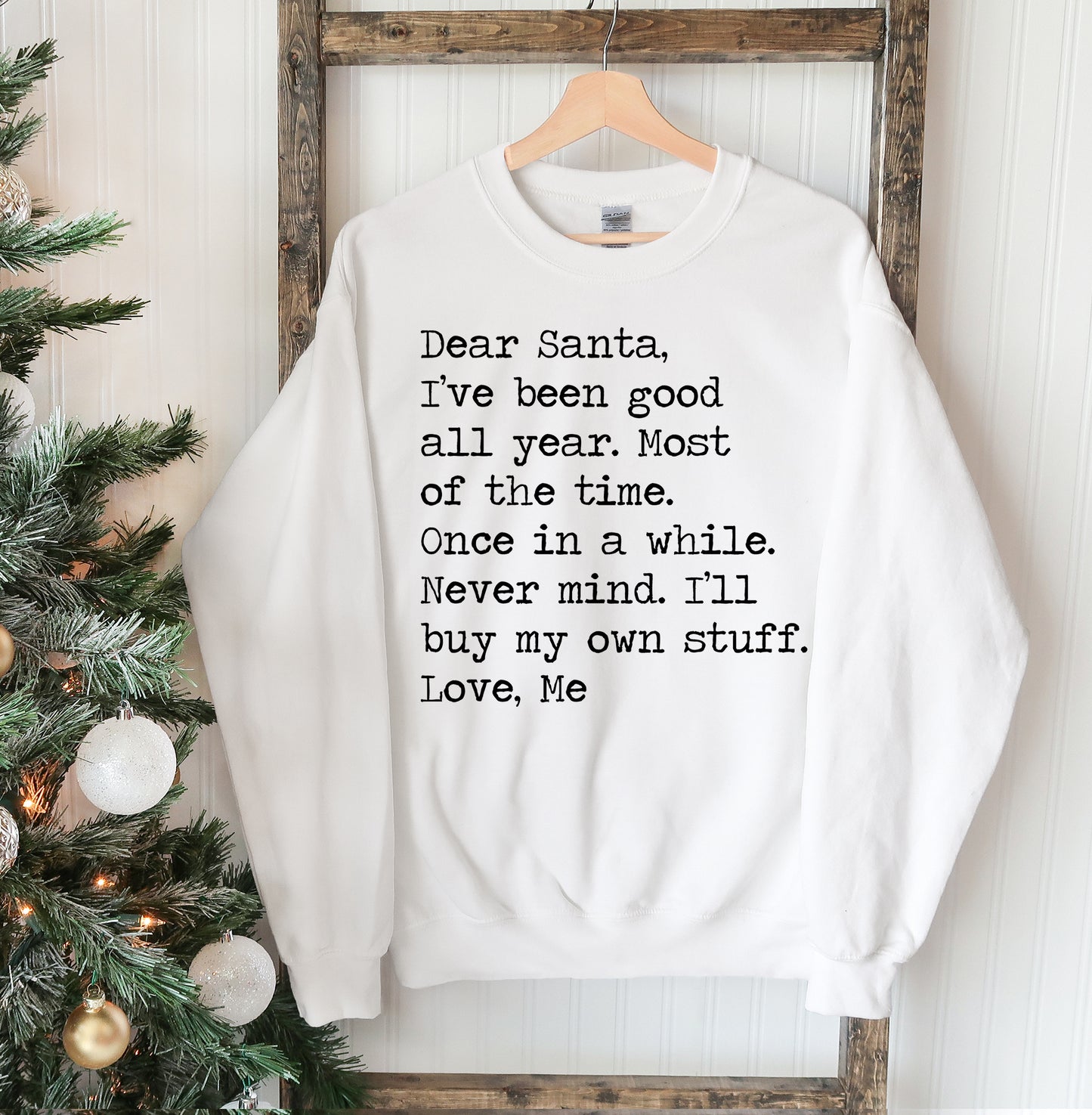 Dear Santa Christmas Sweatshirt – Unisex Crew Neck