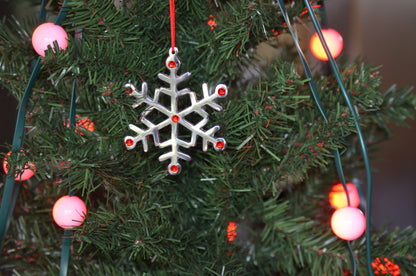 Metal Ornaments Set (Snowflake, Reindeer, Sleigh)